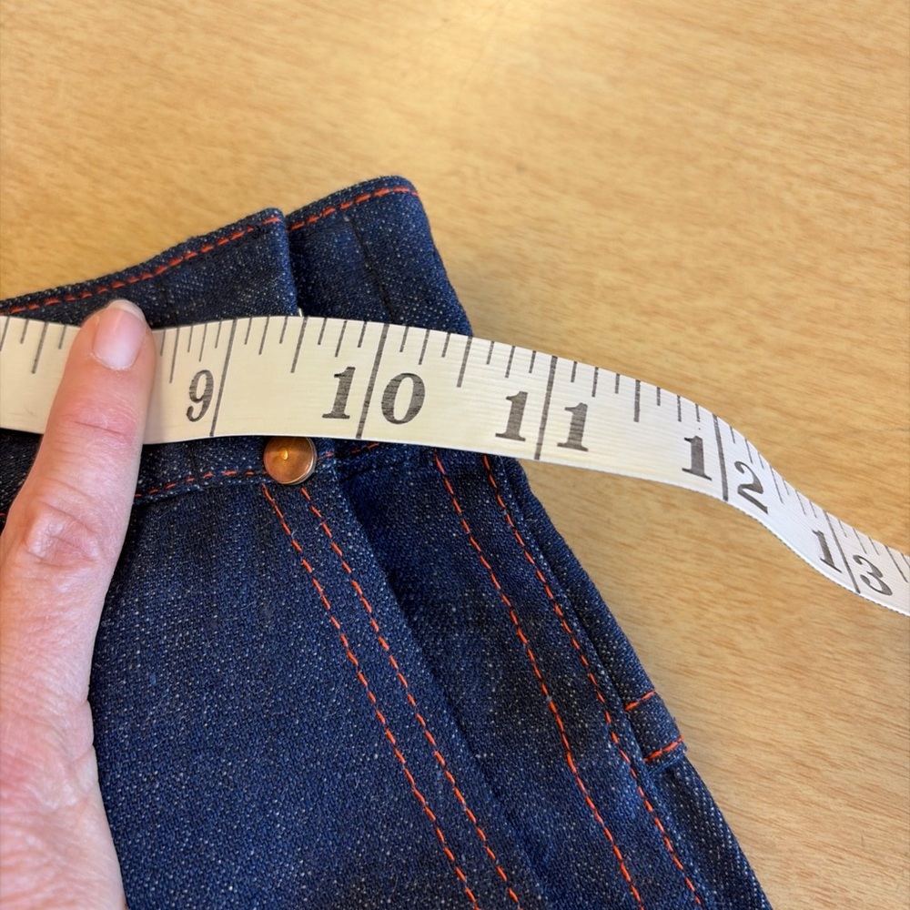 Vintage 1950’s Dungarettes High waisted Straight Jeans - Picture 6 of 10